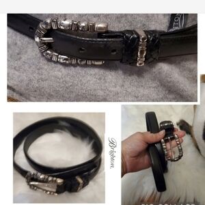 Brighton ‎ black leather belt
